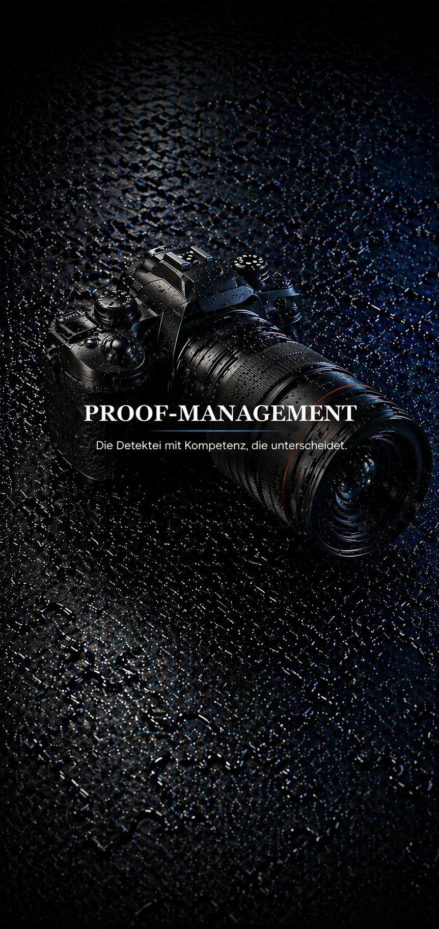 proof-management-detektei-header-mobil-logo-kamera-mitte-ermittlungen