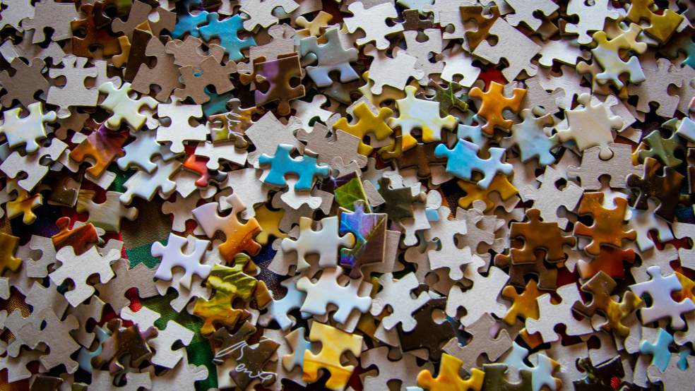 Verschiedene Puzzlespiele